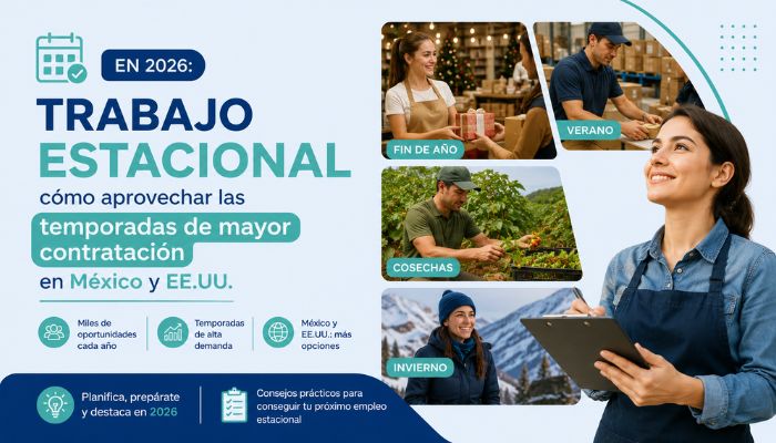 Trabajo estacional en 2026: cómo aprovechar las temporadas de mayor contratación en México y EE.UU.